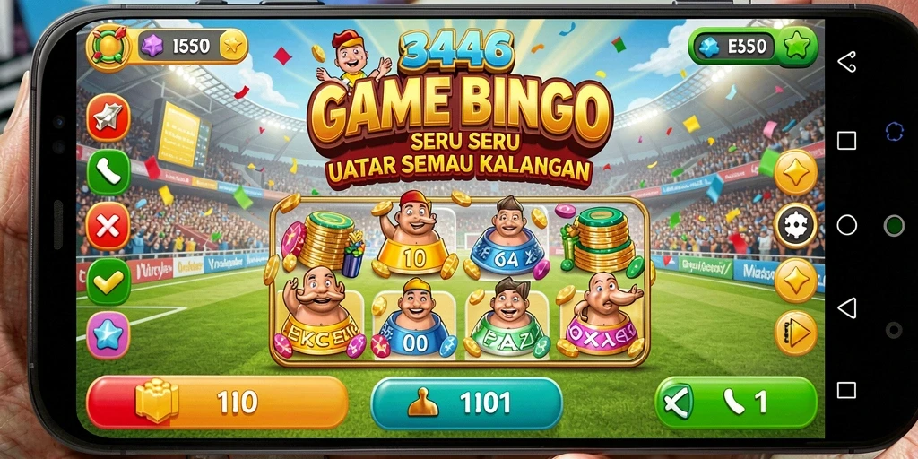 Tampilan gameplay seru dari game Bingo 3446.