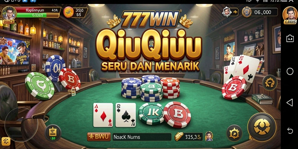 Screenshot menampilkan gameplay seru dalam QiuQiu di 777WIN.