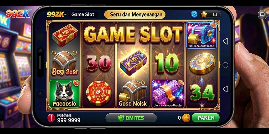 Tampilan gameplay 99ZK yang mengasyikkan dan penuh warna.