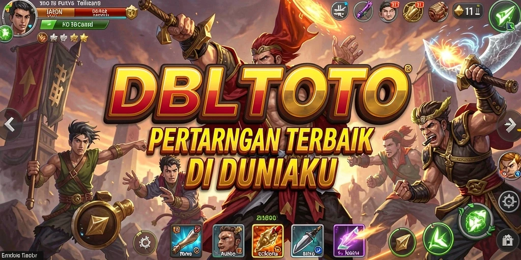 Tampilan gameplay DBLTOTO yang seru dan menegangkan dalam pertarungan Fighting.