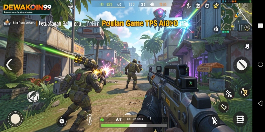 Tampilan gameplay seru dan mendebarkan di DEWAKOIN99.