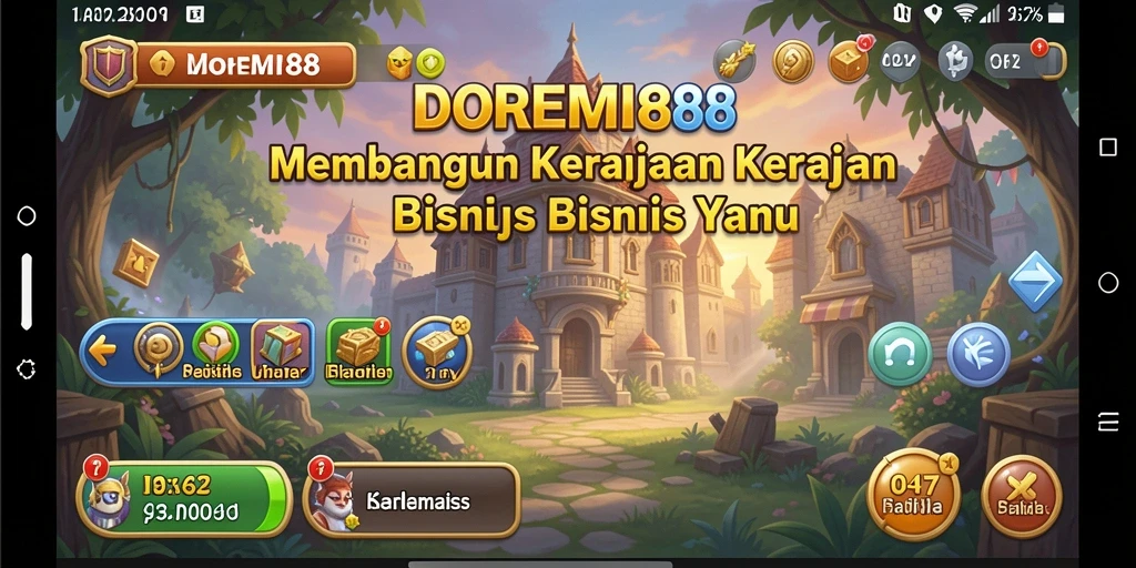 Screenshot gameplay DOREMI88 menampilkan keseruan membangun bisnis Tycoon.