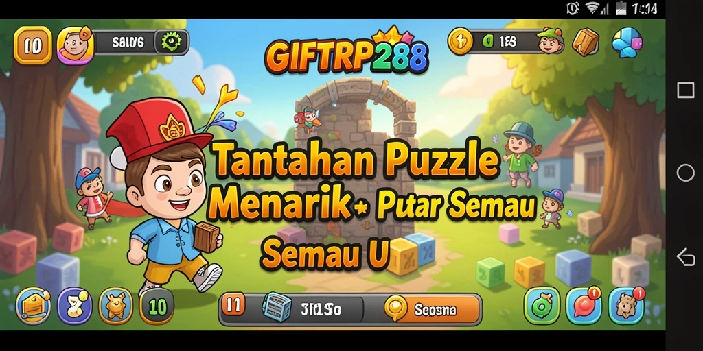 Screenshot gameplay menampilkan tantangan Puzzle yang seru.