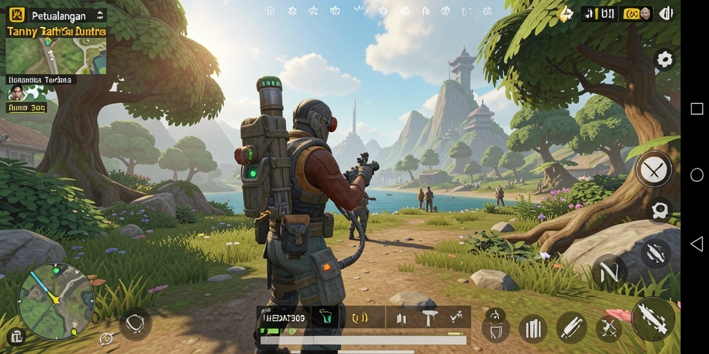 Tampilan gameplay HEBAT303 di dunia terbuka yang menakjubkan.
