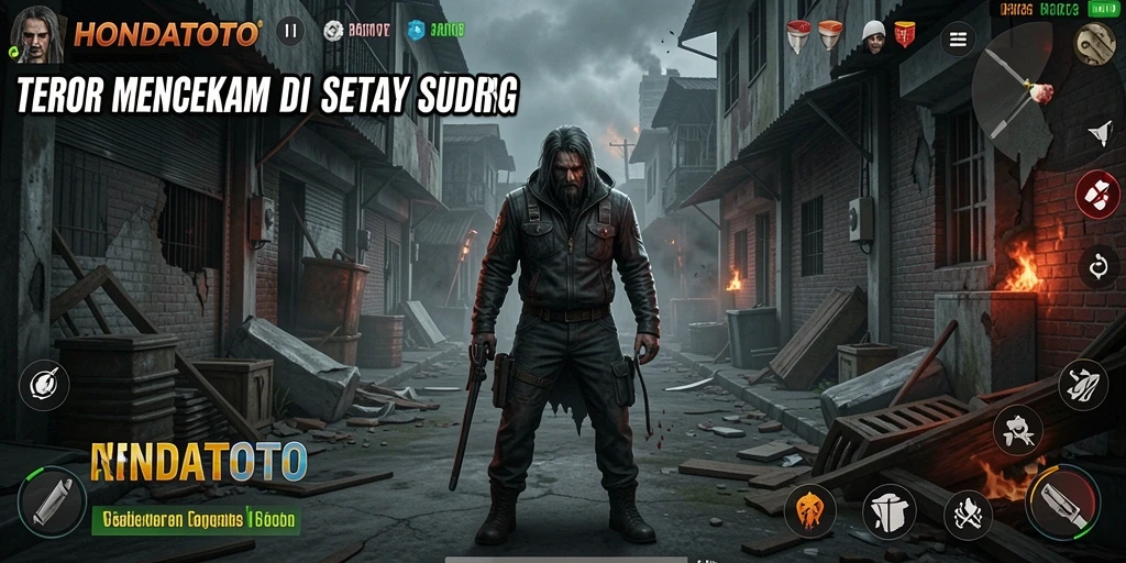 Gameplay HONDATOTO menampilkan suasana mencekam dengan elemen horror yang mendalam.