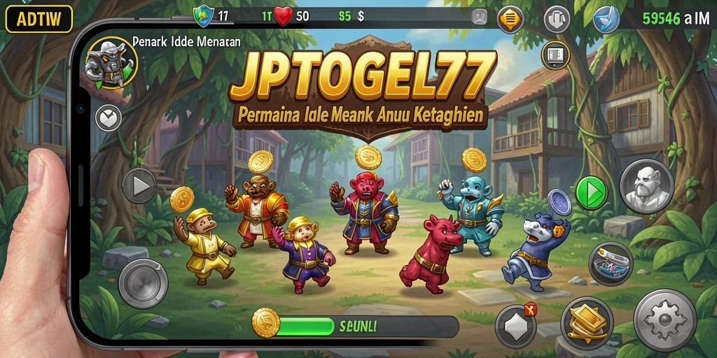 Tangkapan layar utama menampilkan gameplay Idle yang menarik dari JPTOGEL77.