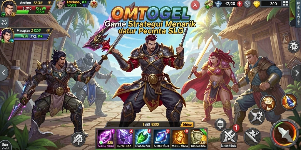 Tampilan gameplay OMTOGEL yang menegangkan dan strategis.