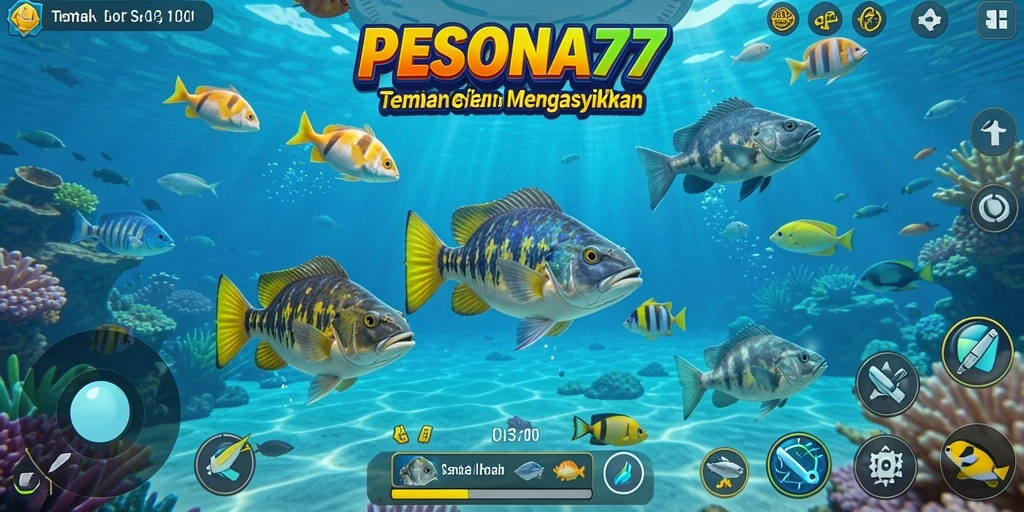 Gameplay PESONA77 dengan tampilan bawah laut yang mengagumkan.