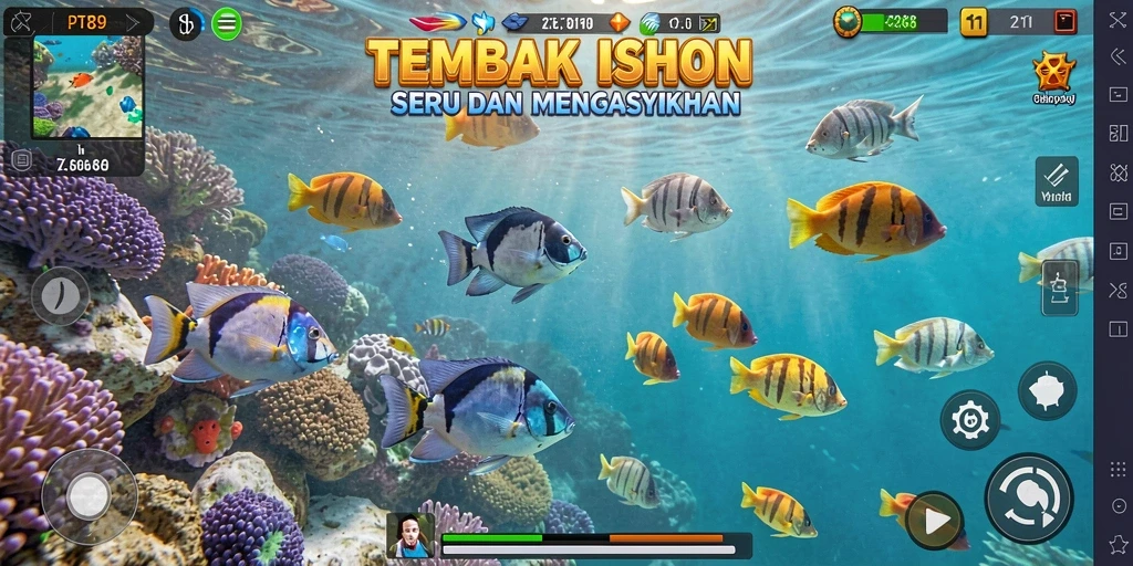 Gameplay seru dan penuh tantangan dalam PT89.