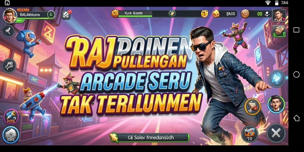 Tampilan gameplay RAJAPANEN yang penuh aksi dan tantangan.