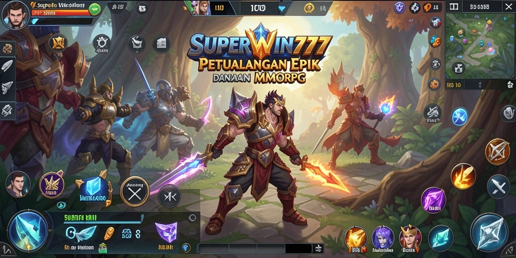 Menampilkan gameplay epik dalam dunia MMORPG SUPERWIN777 yang menakjubkan.