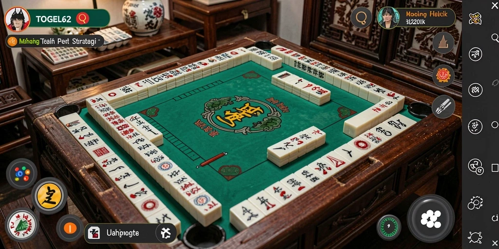 Tampilan menarik saat bermain Mahjong di TOGEL62.