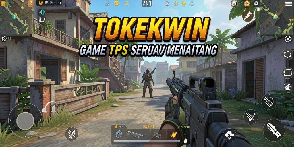 Screenshot gameplay TOKEKWIN yang menampilkan aksi seru dalam TPS.
