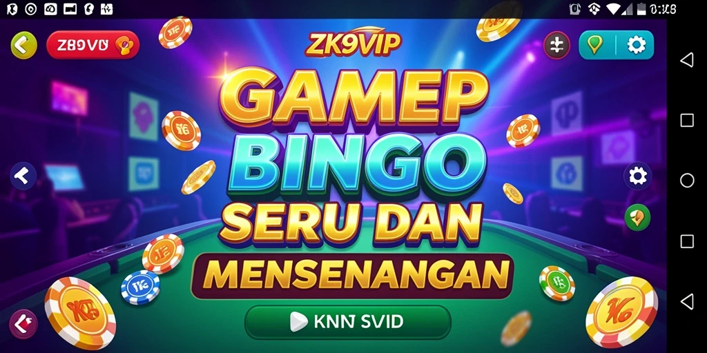 Tampilan gameplay ZK9VIP yang menampilkan suasana Bingo yang mengasyikkan.
